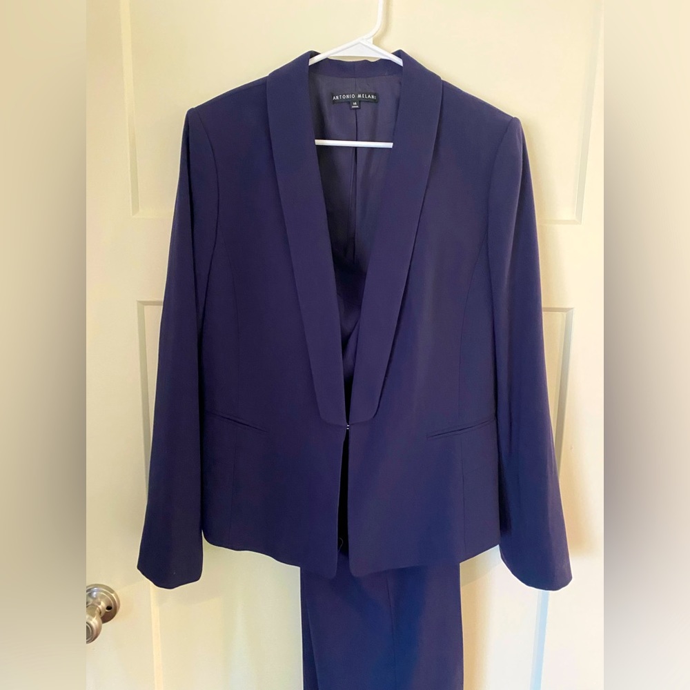 ANTONIO MELANI Navy Pantsuit